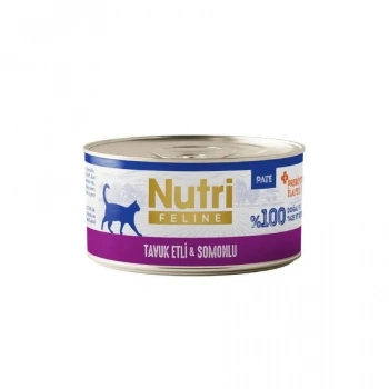 CANS MEAT PASTE TAVUK VE SOMON 100 GR