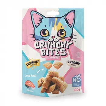 CRUNCHY BITES KEDİ BİSKÜVİ SOMONLU