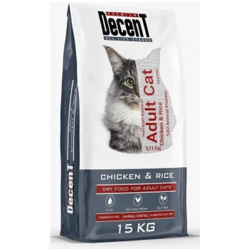 DECENT TAVUKLU YETİŞKİN KEDİ 15 KG