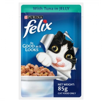 FELX TON BALIKLI YAŞ KEDİ MAMA 85 GR