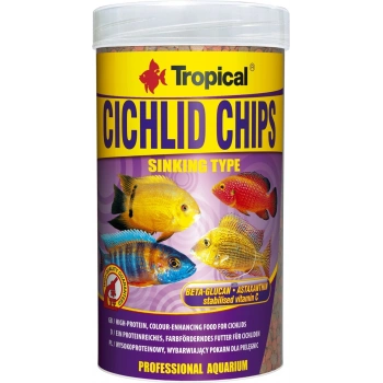 TROPICAL CICHLID CHIPS SINKING TYPE 130 GR