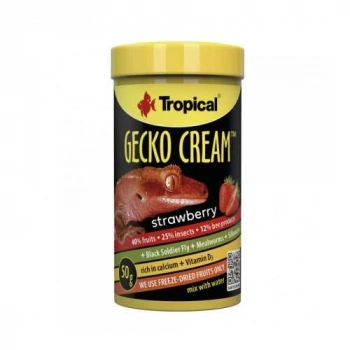 TROPICAL GECKO CREAM STRAWBERRY 50 GR