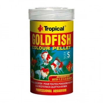 TROPICAL GOLD FISH COLOUR PELLET S 45 GR