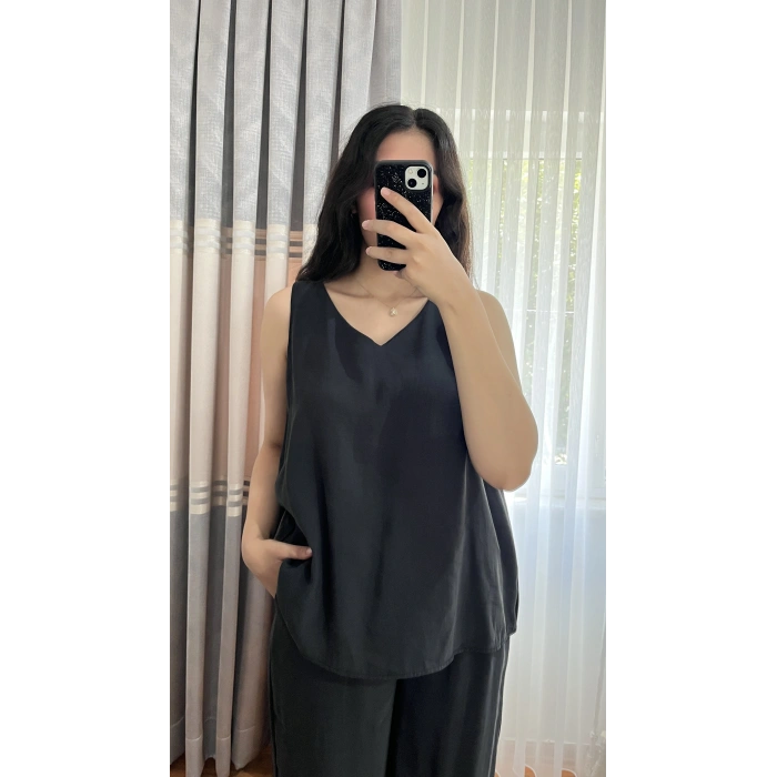 Antrasit V Yaka Tensel Takım