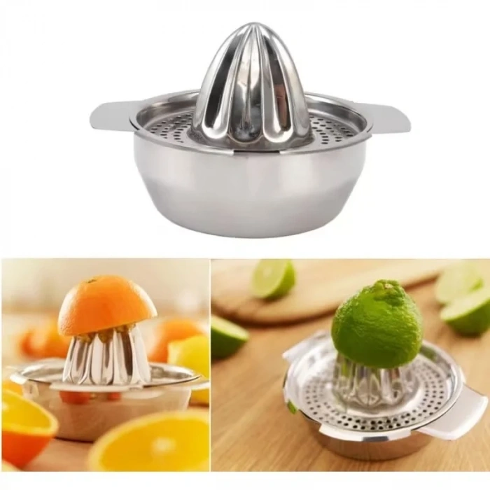 MyBru Paslanmaz Çelik Hazneli Limon ve Nar Sıkacağı 200 Ml