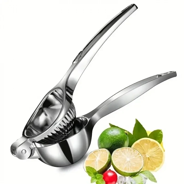 MyBru Paslanmaz Çelik Kaplama Limon Sıkacağı Narenciye sıkacağı(Büyük Boy)