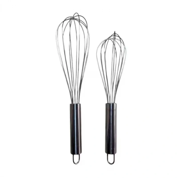 MyBru Paslanmaz Çelik Metal Saplı El Çırpıcısı 2li Set (Blender)