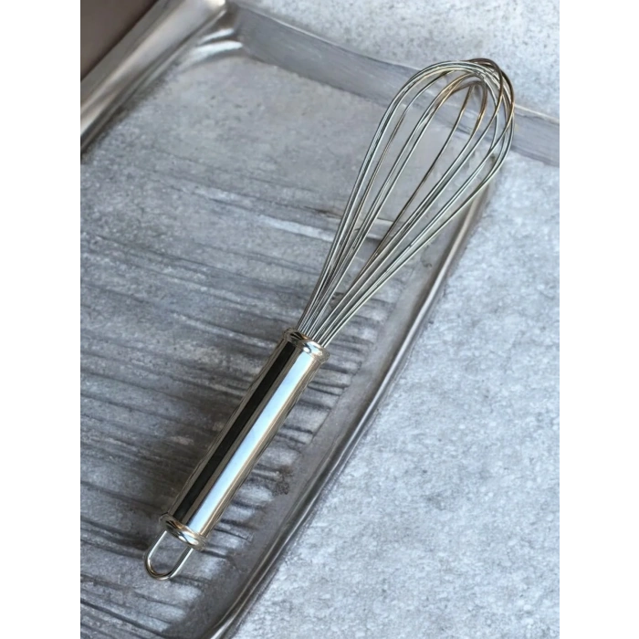 MyBru Paslanmaz Çelik Metal Saplı El Çırpıcısı (Blender) 27 Cm