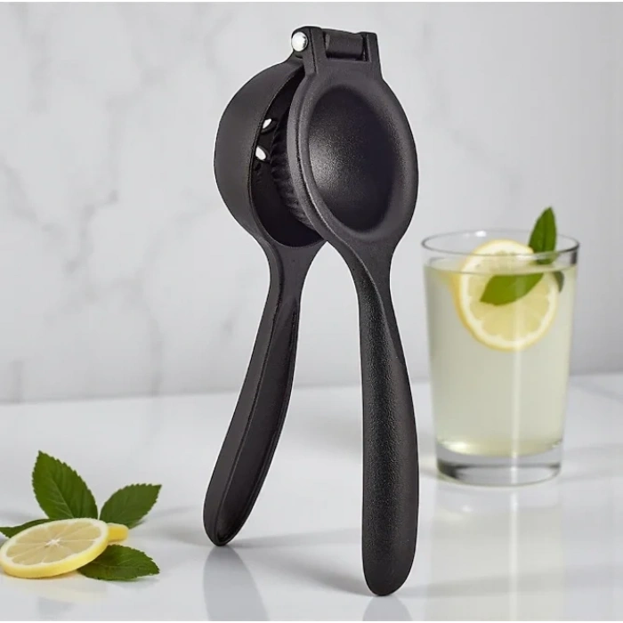 MyBru Siyah Döküm Limon Sıkacağı (Narenciye sıkacağı)