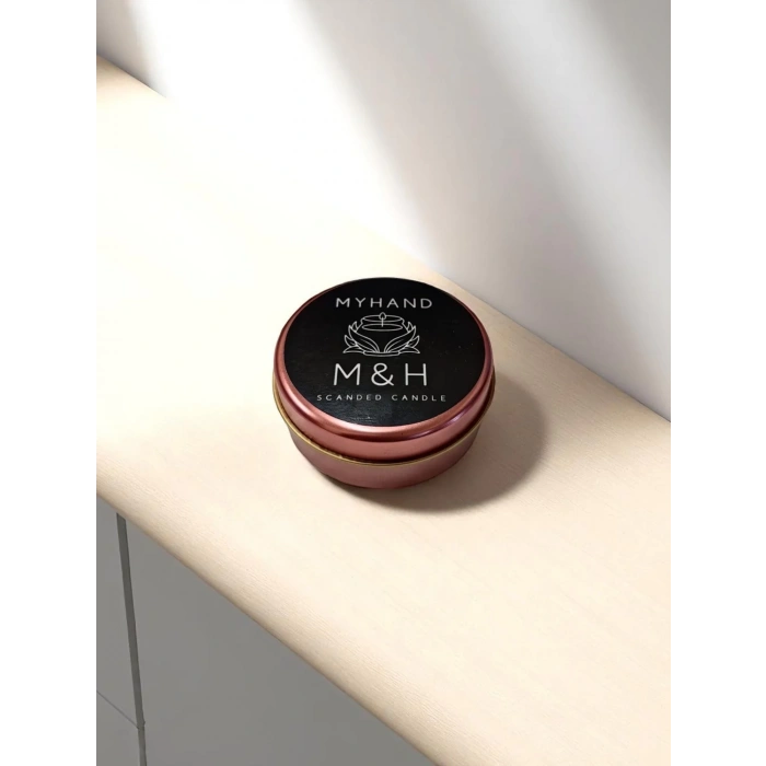 MyHand Soyawax Rose Teneke Mum Gül Güzeli Esans Kokulu Kutu Mum 60 Gr
