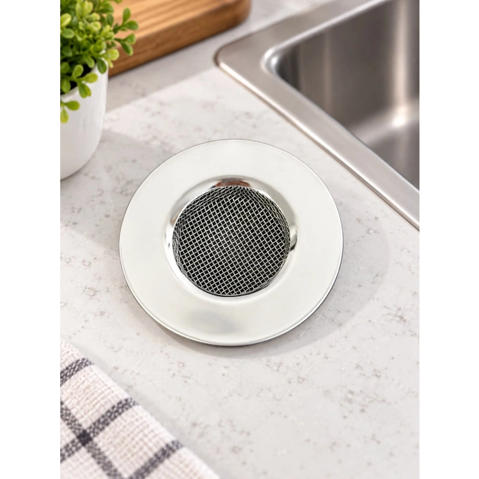 Paslanmaz Çelik Lavabo Musluk Süzgeci 7.5 cm