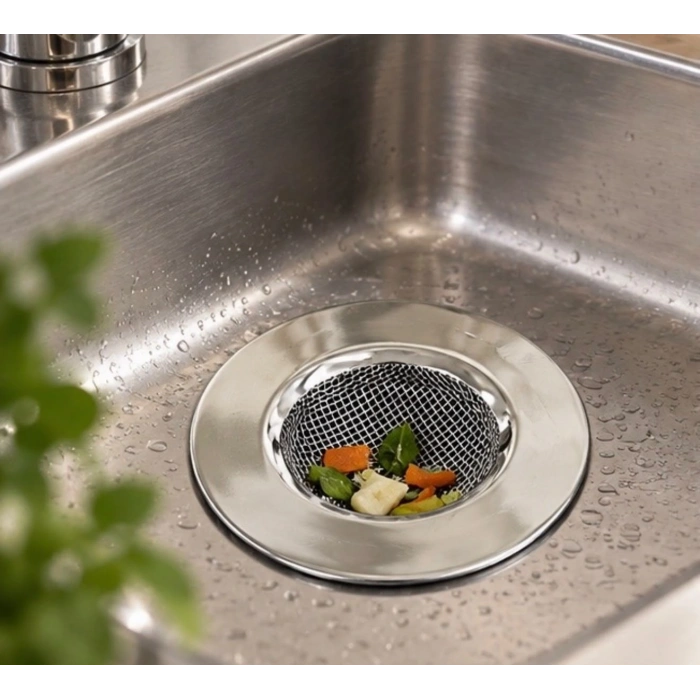 Paslanmaz Çelik Lavabo Musluk Süzgeci 7.5 cm