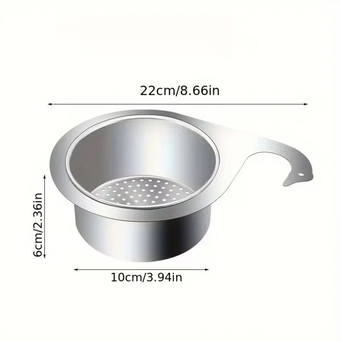 Paslanmaz Çelik Lavabo Süzgeci Musluk Süzgeci