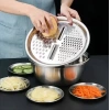 MyBru 430 Paslanmaz Çelik Hazneli Pratik El Rendesi 24 Cm (Dilimleyici)