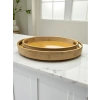 MyBru Oval Bambu Tepsi 2li Set