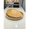 MyBru Oval Bambu Tepsi 2li Set