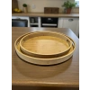MyBru Oval Bambu Tepsi 2li Set