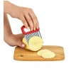 MyBru Paslanmaz Çelik Chips Chopper Patates Sebze ve Meyve Dilimleyici Şekillendirici (Karışık Renk)