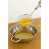 MyBru Paslanmaz Çelik Metal Saplı El Çırpıcısı ve Kevgir 2li Set (Blender)