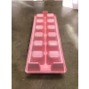 MyBru Pembe Sert Plastik 12 Hazneli Kare Buz Kalıbı