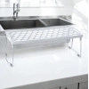 Plastik Metal Ayaklı Dikdörtgen Mini Raf Düzenleyici Organizer