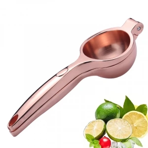 MyBru Rose Paslanmaz Çelik Kaplama Limon Sıkacağı Narenciye sıkacağı (Büyük Boy)