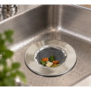 Paslanmaz Çelik Lavabo Musluk Süzgeci 7.5 cm