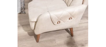 Kervan Krem Antrasit Koltuk Takımı