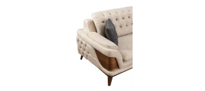 Kervan Krem Antrasit Koltuk Takımı