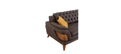 Kervan Sarı Antrasit Koltuk Takımı