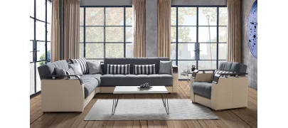 Mina Köşe Takımı Gri