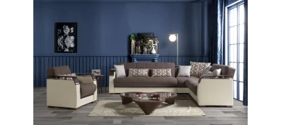 Mina Köşe Takımı Kahve