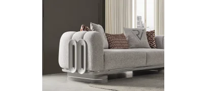 Prada Sis Grisi Koltuk Takımı