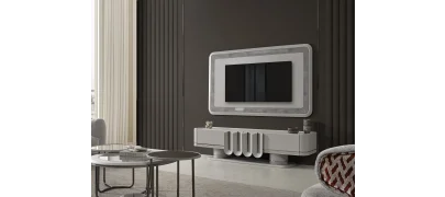 Prada Sis Grisi Tv Ünitesi