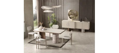 Florazsa Beyaz Yemek Takımı