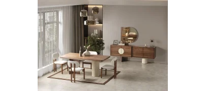 Florazsa Ceviz Yemek Takımı