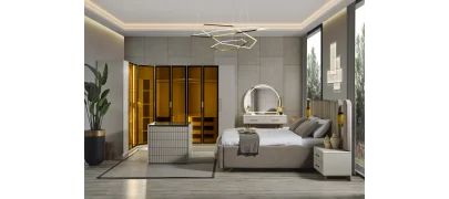 İnegöl Mobilya Gold Line Giyinme Odası