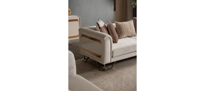 İnegöl Mobilya Latte Koltuk Takımı