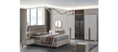 İnegöl Mobilyası İnci Yatak Odası