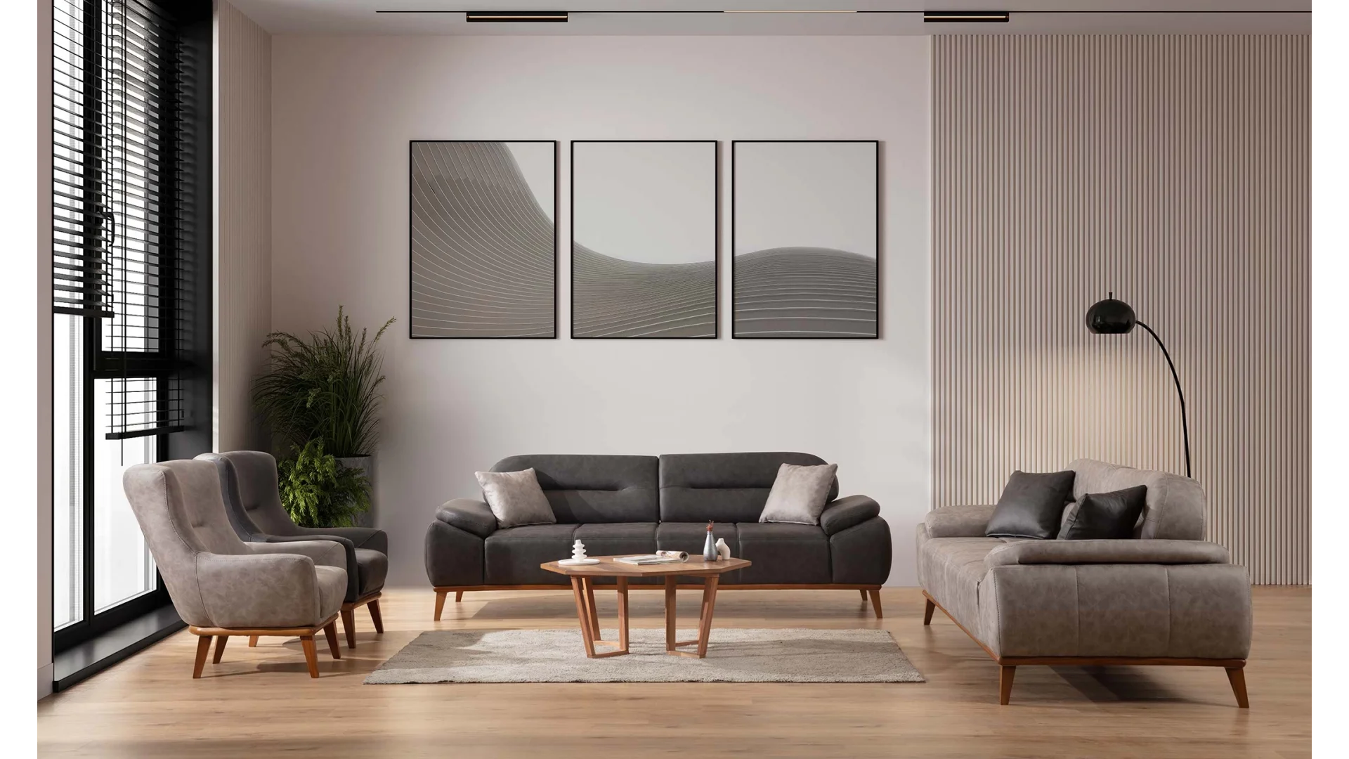 İnegöl Mobilya Loft Koltuk Takımı