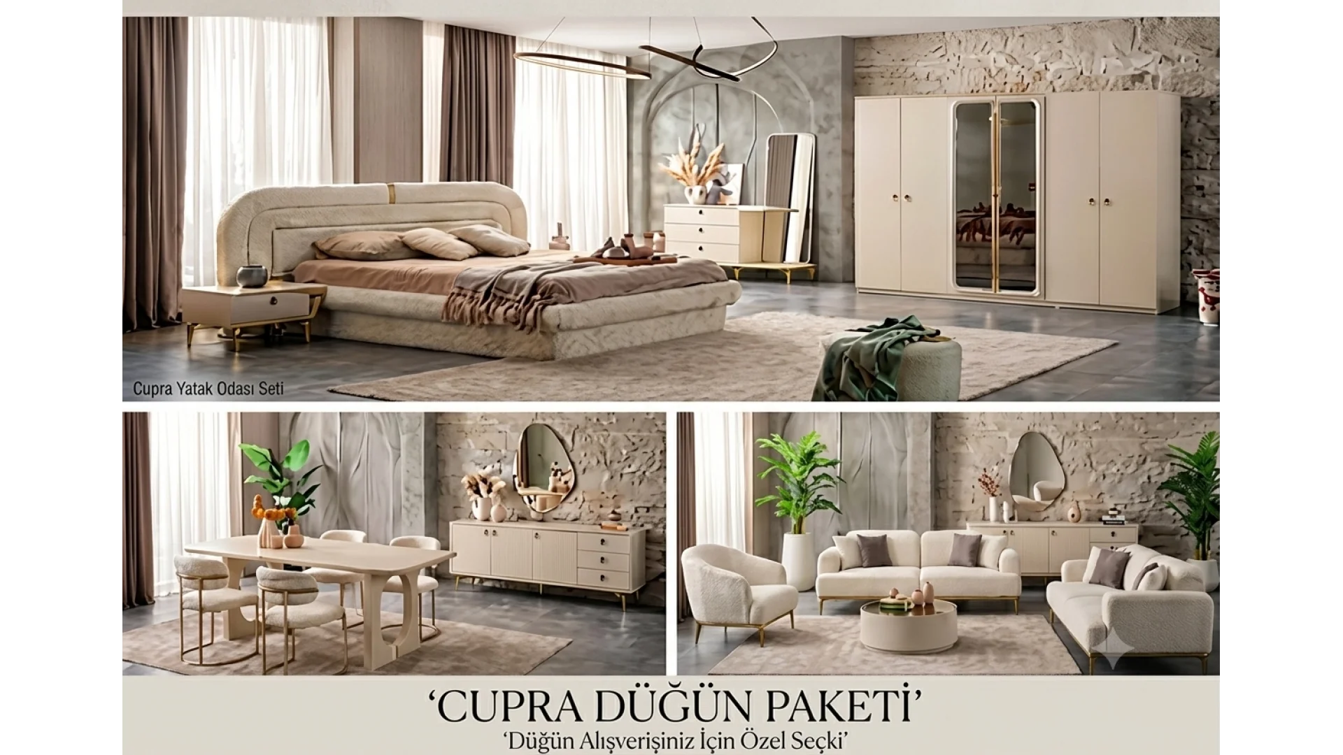 İnegöl Mobilyası Cupra Düğün Paketi