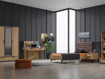 İnegöl Mobilyası Kolezyum Genç Odası