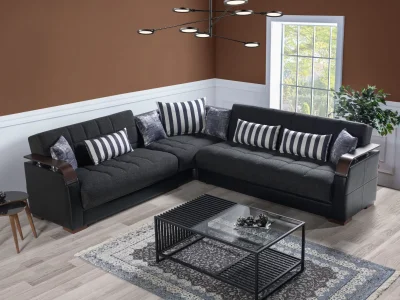 Mina Köşe Takımı Gri