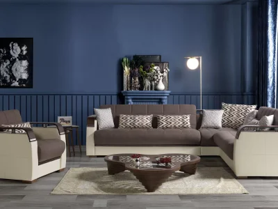 Mina Köşe Takımı Kahve