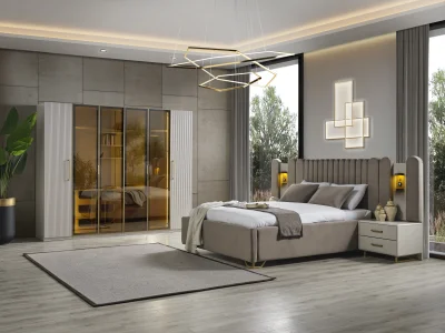 İnegöl Mobilya Gold Line Yatak Odası Takımı