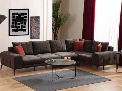 İnegöl Mobilya Ahsen Köşe Koltuk Takımı