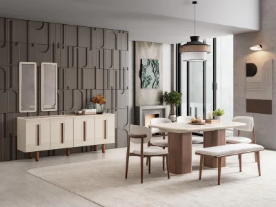 İnegöl Mobilya Asya Yemek Takımı