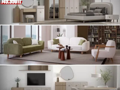 İnegöl Mobilya Bohem Düğün Paketi