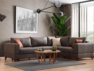 İnegöl Mobilya Kardelen Köşe Takımı