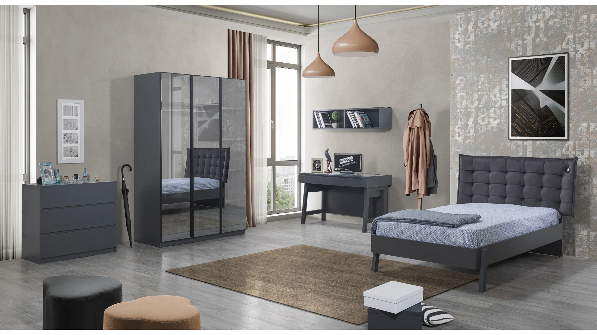 İnegöl Mobilyası Corner Genç Odası